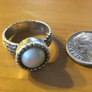 Sundance Kente Pearl Ring